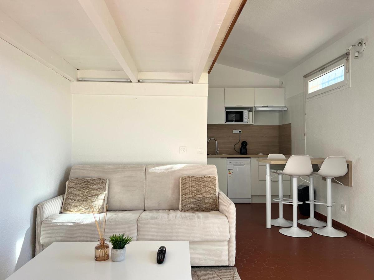 Appartement A 100M De La Plage - Terrasse & Parking Prive Le Barcarès Dış mekan fotoğraf