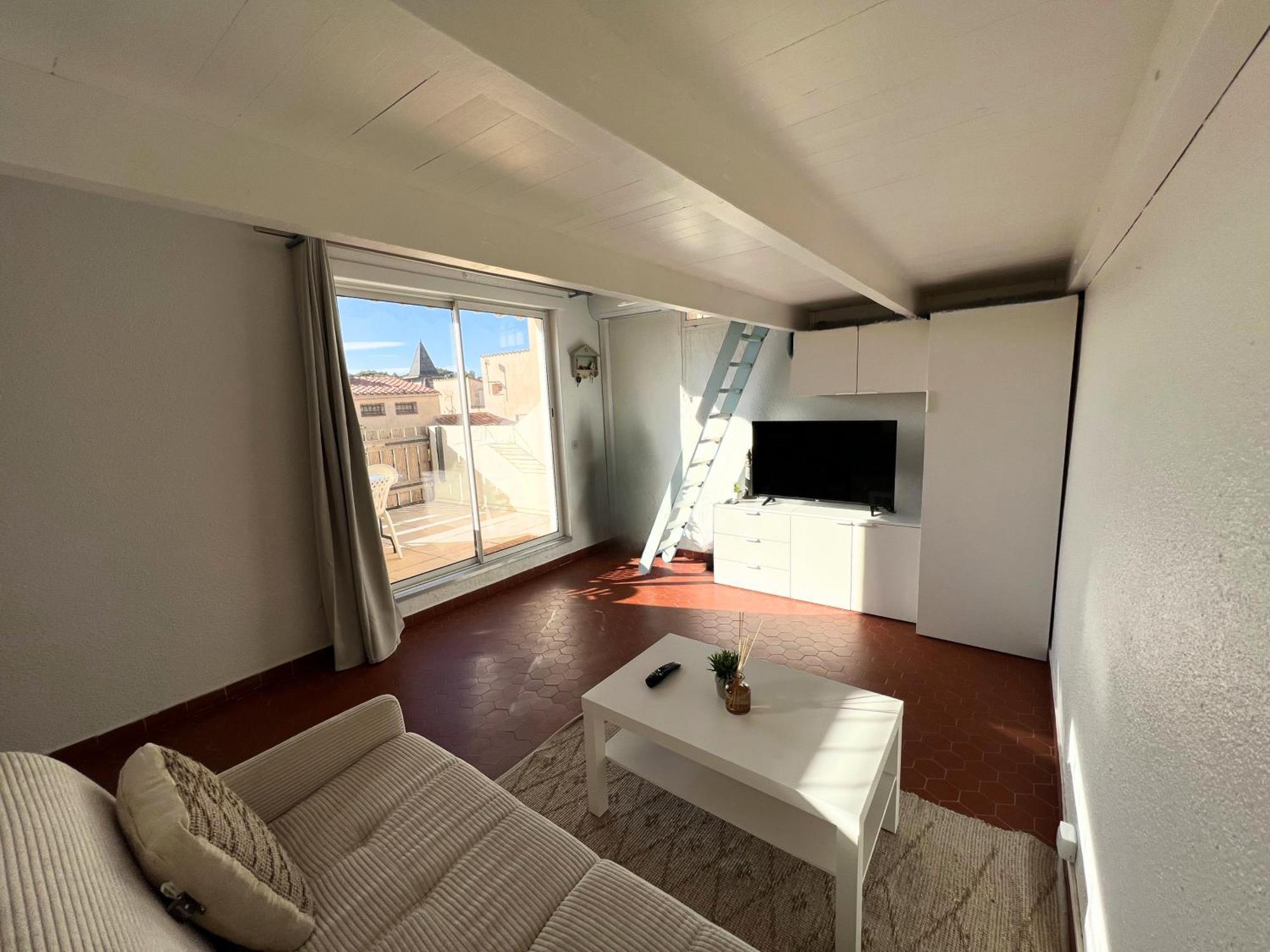 Appartement A 100M De La Plage - Terrasse & Parking Prive Le Barcarès Dış mekan fotoğraf