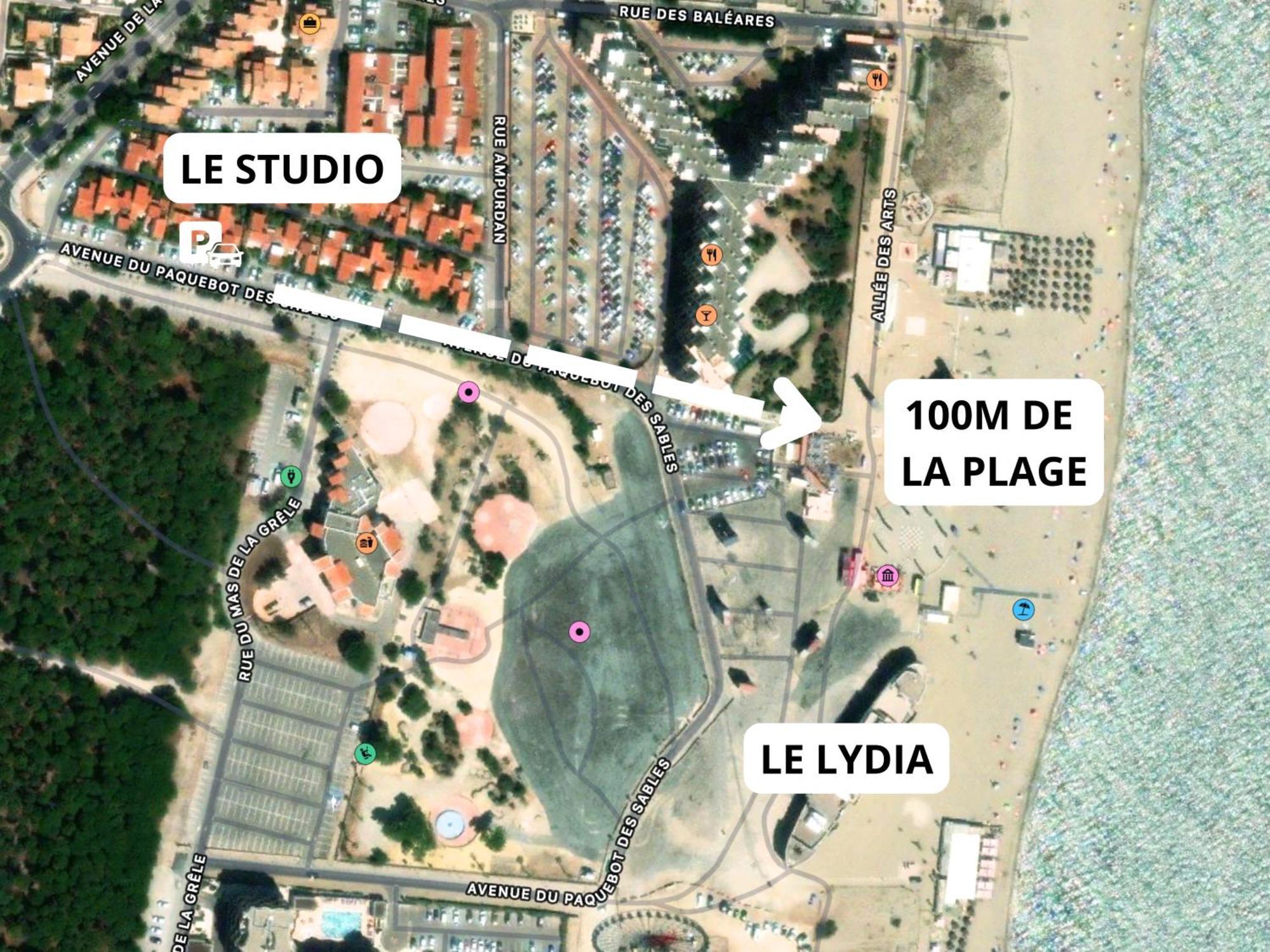 Appartement A 100M De La Plage - Terrasse & Parking Prive Le Barcarès Dış mekan fotoğraf